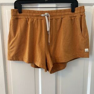 Vuori Halo Performance Shorts, mustard yellow, large